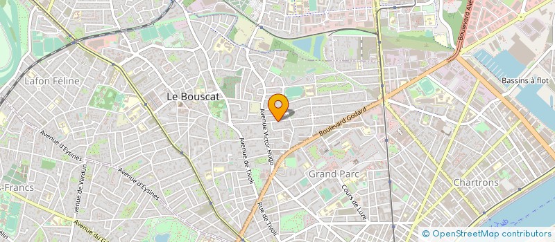 localisation de l'entreprise MADAME ANNE PAULY  LE BOUSCAT