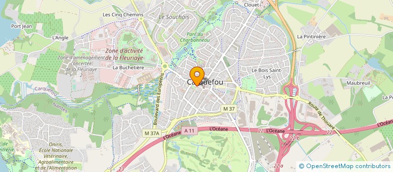 localisation de l'entreprise MADAME ANNE PAYAN à CARQUEFOU