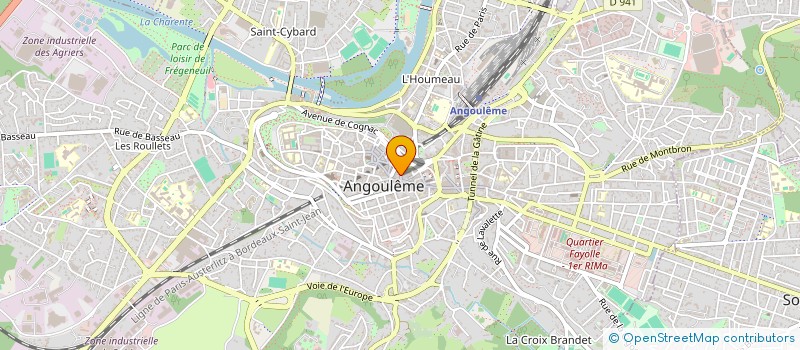 localisation de l'entreprise MADAME ANNE PAYANNET à ANGOULEME
