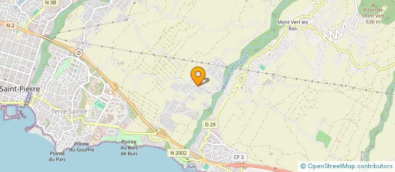 localisation de l'entreprise MADAME ANNE PAYET à SAINT-PIERRE