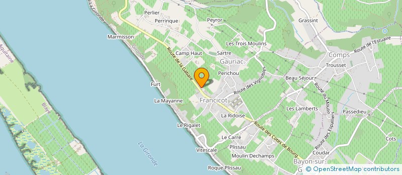localisation de l'entreprise MADAME ANNE PECOURT à GAURIAC