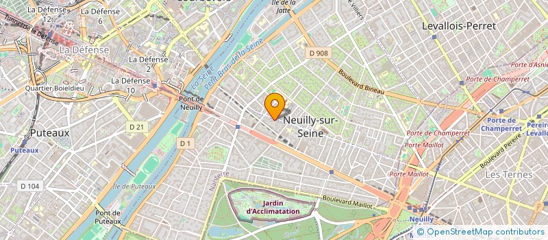 localisation de l'entreprise MADAME ANNE PEGGARY à NEUILLY-SUR-SEINE