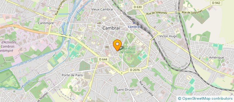 localisation de l'entreprise MADAME ANNE PELLARIN  CAMBRAI