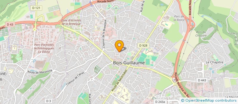localisation de l'entreprise MADAME ANNE PELLAUMAIL à BOIS-GUILLAUME