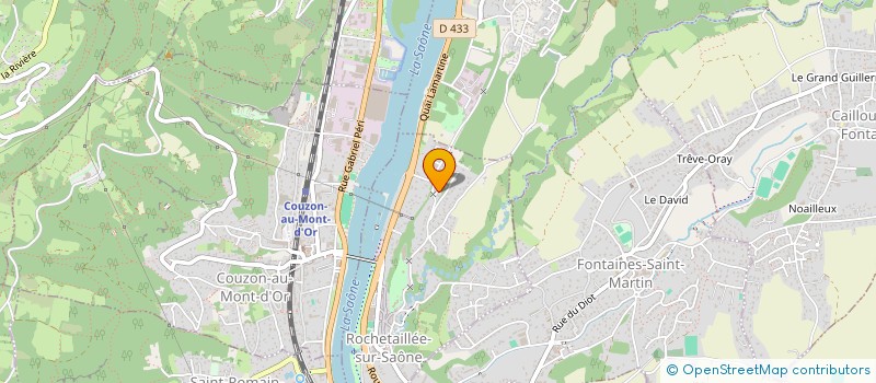 localisation de l'entreprise MADAME ANNE PELLEGRIN  ROCHETAILLEE-SUR-SAONE