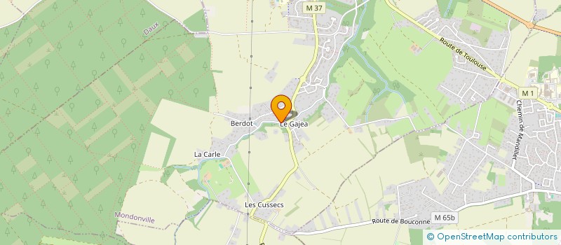 localisation de l'entreprise MADAME ANNE PELLETIER  MONDONVILLE