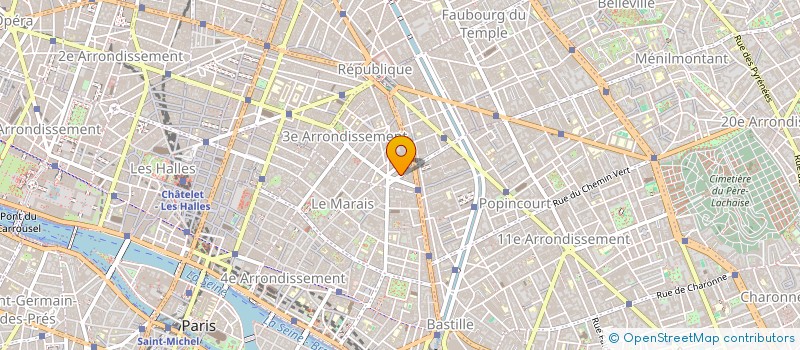 localisation de l'entreprise MADAME ANNE PENIGAUD à PARIS