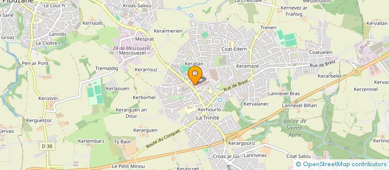 localisation de l'entreprise MADAME ANNE PENNEC  PLOUZANE