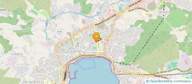 localisation de l'entreprise MADAME ANNE PENSIERI à AJACCIO
