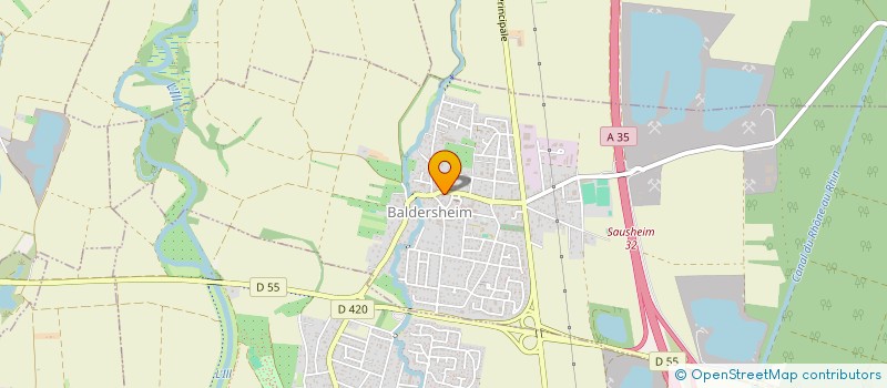 localisation de l'entreprise MADAME ANNE PENY  BALDERSHEIM