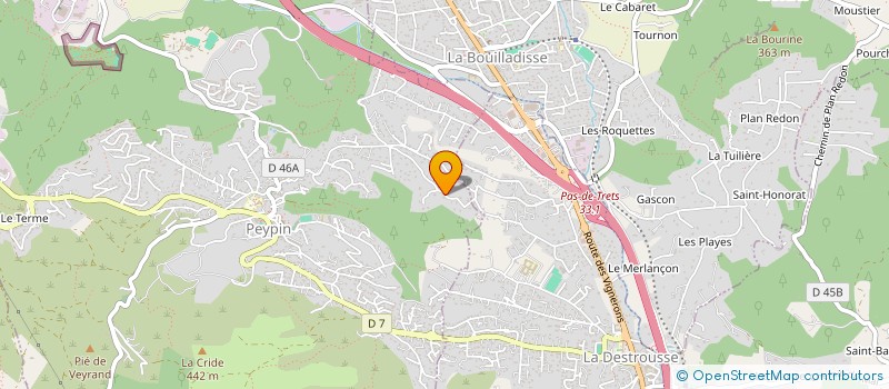 localisation de l'entreprise MADAME ANNE PEREZ  PEYPIN