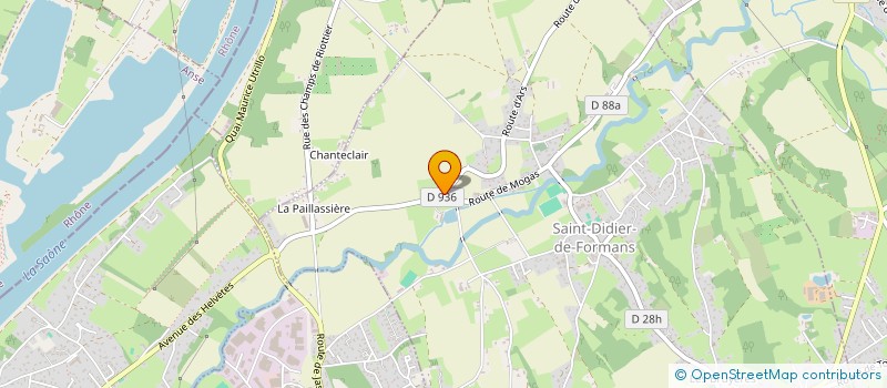 localisation de l'entreprise MADAME ANNE PERILLAT à SAINT-DIDIER-DE-FORMANS