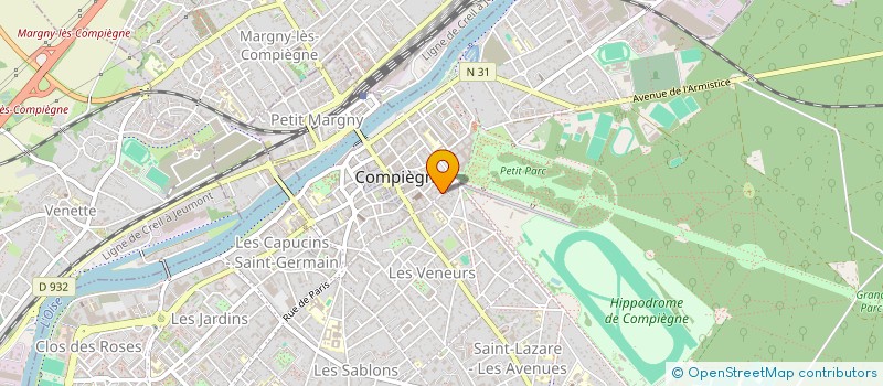 localisation de l'entreprise MADAME ANNE PERKINS à COMPIEGNE