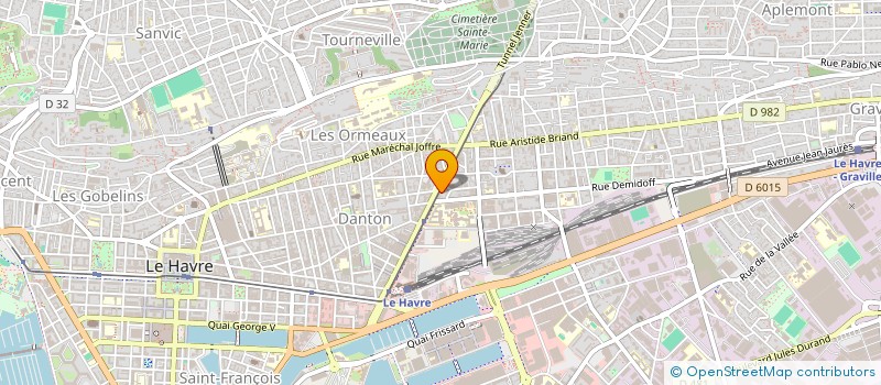 localisation de l'entreprise MADAME ANNE PERNEL à LE HAVRE