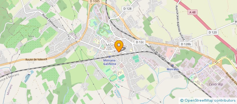 localisation de l'entreprise MADAME ANNE PERRIN à MOIRANS