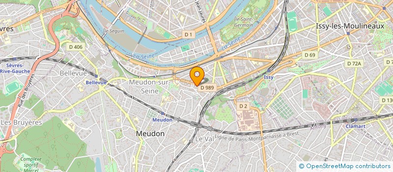 localisation de l'entreprise MADAME ANNE PERRIN à MEUDON