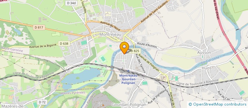 localisation de l'entreprise MADAME ANNE PERRIN  GOURDAN-POLIGNAN