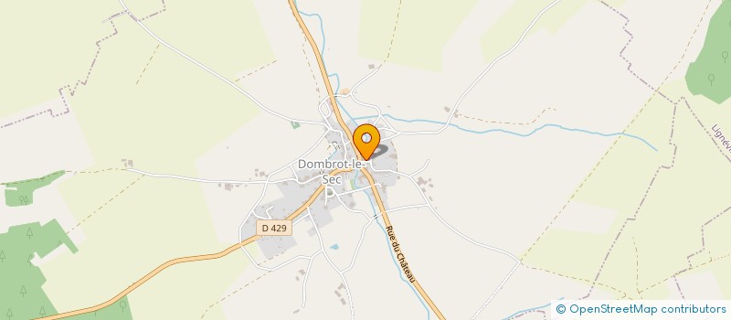 localisation de l'entreprise MADAME ANNE PETITJEAN  DOMBROT-LE-SEC