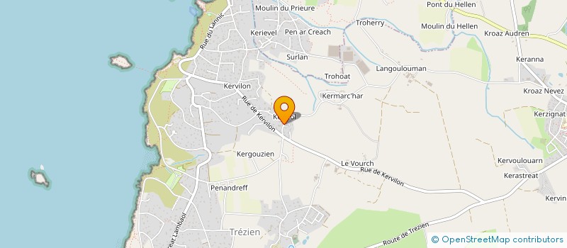 localisation de l'entreprise MADAME ANNE PETTON  BRELES