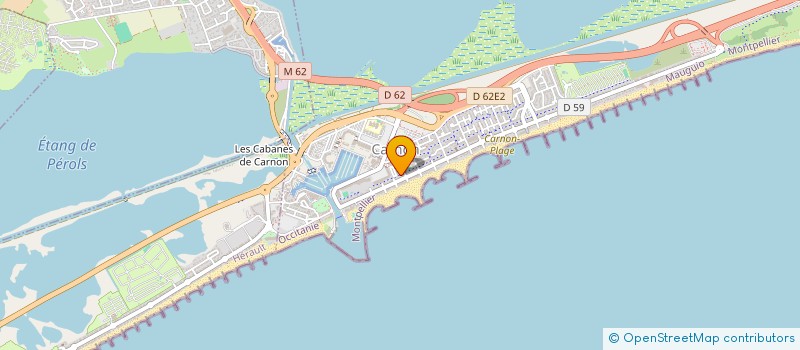 localisation de l'entreprise MADAME ANNE PEYRE  LA GRANDE-MOTTE