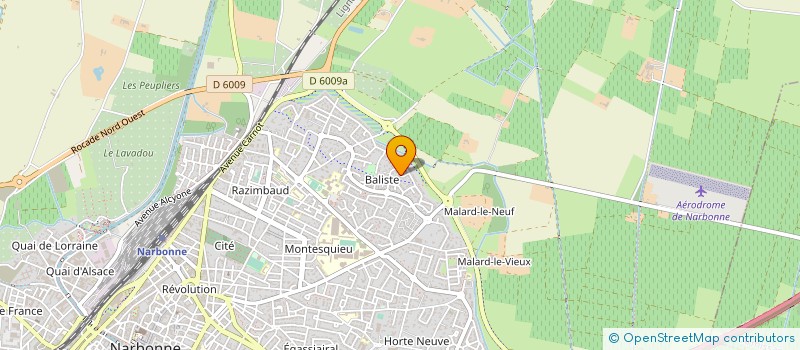 localisation de l'entreprise MADAME ANNE PEYRE  NARBONNE