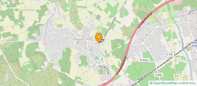 localisation de l'entreprise MADAME ANNE PEYRE DE FABREGUES  AIGUES-VIVES