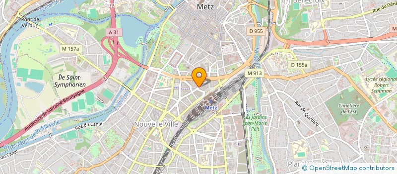 localisation de l'entreprise MADAME ANNE PEYRON  METZ