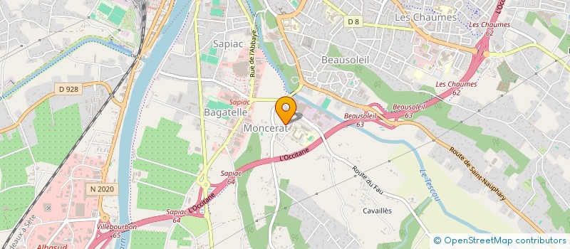 localisation de l'entreprise MADAME ANNE PEYROUX  MONTAUBAN