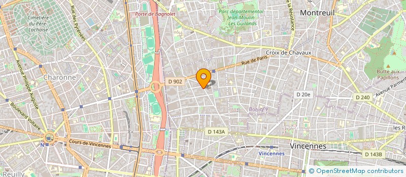 localisation de l'entreprise MADAME ANNE PEZZONI à MONTREUIL