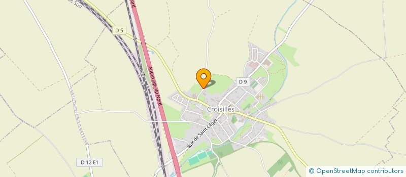 localisation de l'entreprise MADAME ANNE PHILIPPE à CROISILLES