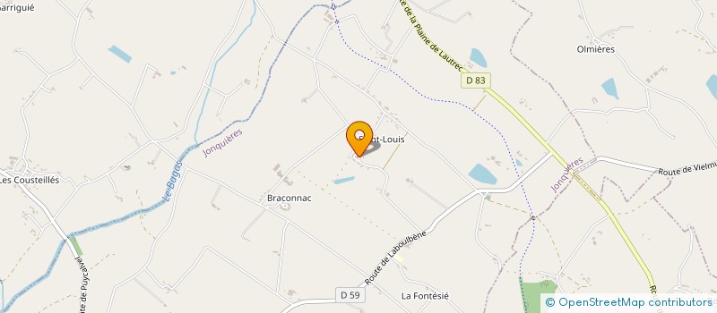 localisation de l'entreprise MADAME ANNE PICHARD à JONQUIERES