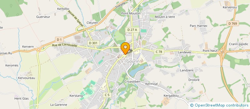 localisation de l'entreprise MADAME ANNE PICHON  GOURIN