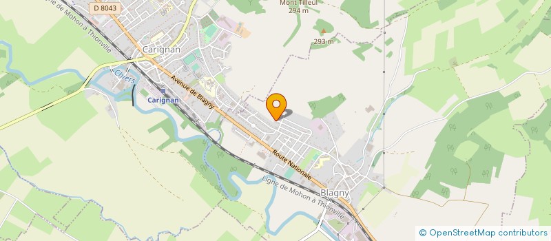 localisation de l'entreprise MADAME ANNE PIETREMENT  BLAGNY