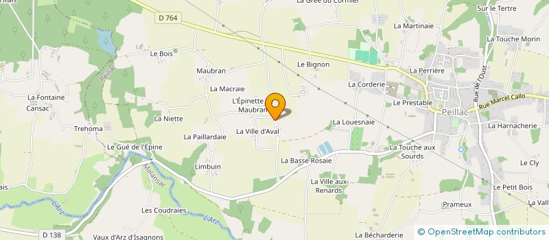 localisation de l'entreprise MADAME ANNE-PII SAARE à PEILLAC