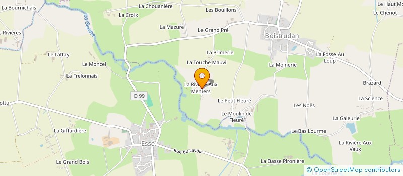 localisation de l'entreprise MADAME ANNE PINAULT  BOISTRUDAN