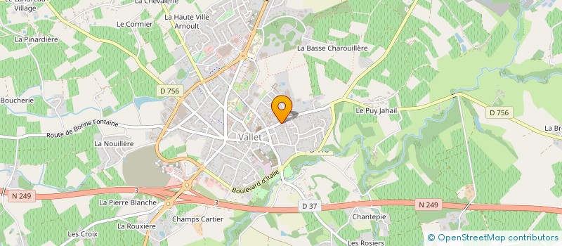 localisation de l'entreprise MADAME ANNE PINEAU à VALLET