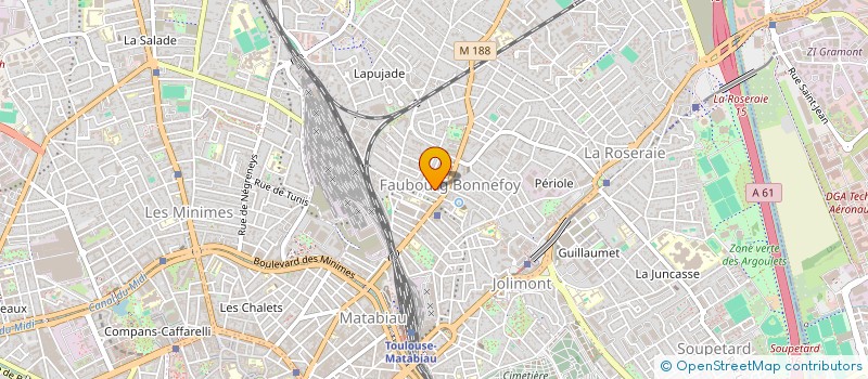 localisation de l'entreprise MADAME ANNE PINQUIER à TOULOUSE