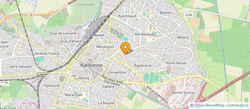 localisation de l'entreprise MADAME ANNE PIOMBO à NARBONNE