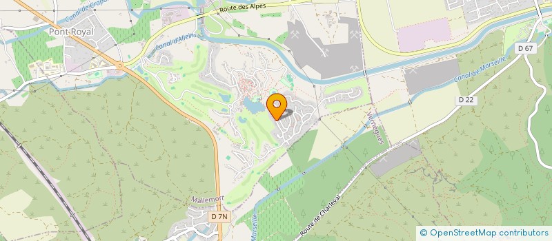 localisation de l'entreprise MADAME ANNE PIQUET  MALLEMORT