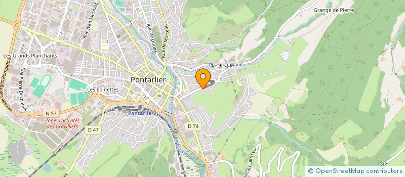 localisation de l'entreprise MADAME ANNE PIQUET  REMORAY-BOUJEONS