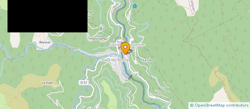 localisation de l'entreprise MADAME ANNE PIVETTE  MALARCE-SUR-LA-THINES