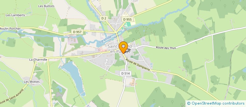 localisation de l'entreprise MADAME ANNE PLANCHON  SAINT-AMAND-EN-PUISAYE