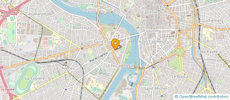 localisation de l'entreprise MADAME ANNE PLAUZOLLES  TOULOUSE