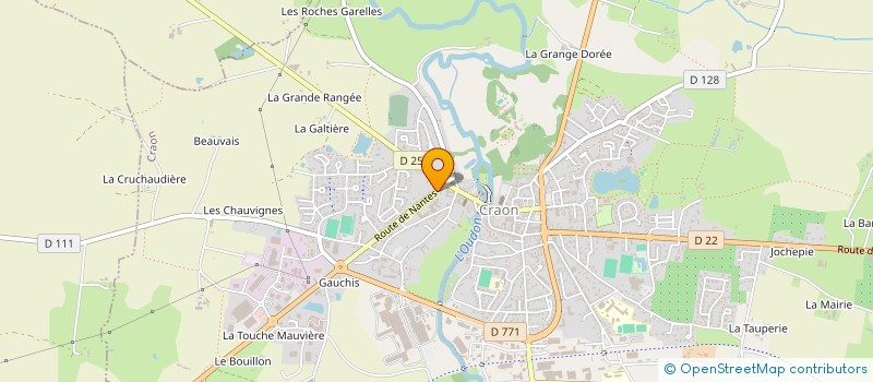 localisation de l'entreprise MADAME ANNE PLESSIS  CRAON