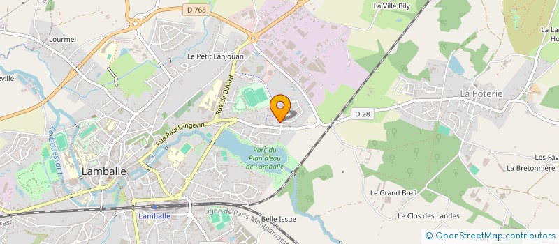 localisation de l'entreprise MADAME ANNE PLOUZENNEC  LAMBALLE-ARMOR