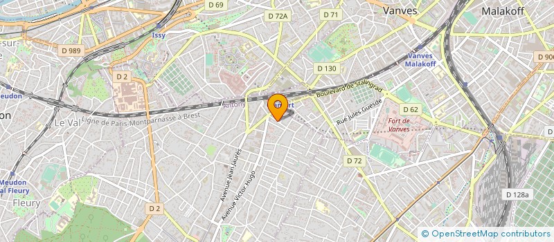 localisation de l'entreprise MADAME ANNE POILLEUX à CLAMART
