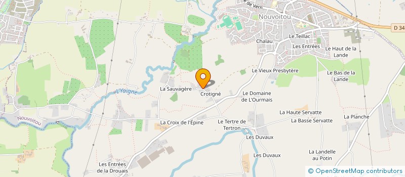 localisation de l'entreprise MADAME ANNE POIRIER  NOUVOITOU