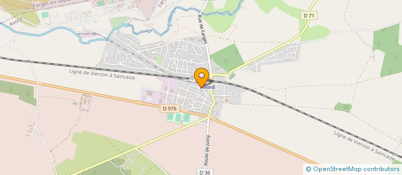 localisation de l'entreprise MADAME ANNE POLICARD  AVORD