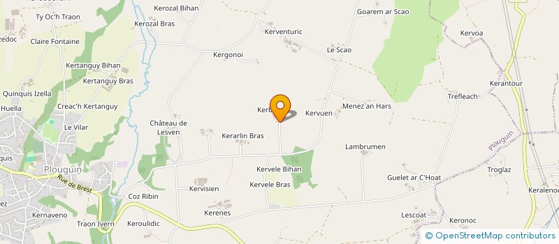 localisation de l'entreprise MADAME ANNE POLIN  PLOUGUIN