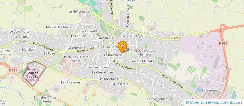 localisation de l'entreprise MADAME ANNE POLLEAU  DOUE-EN-ANJOU